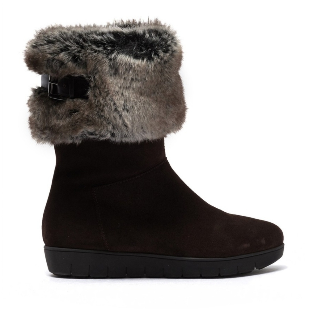AQUATALIA WALDO SUEDE ESPRESSO BOOT NIB